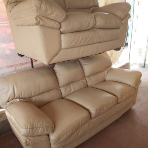 leather couch set