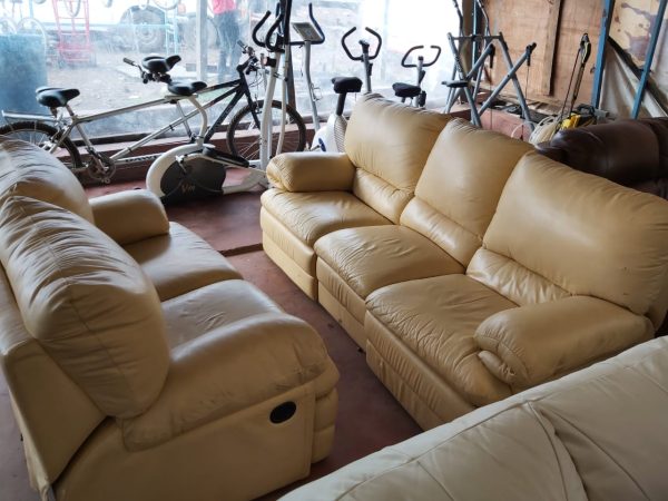 Leather couch