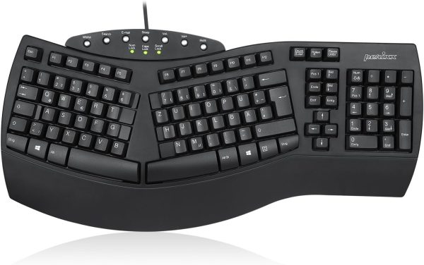 Ex-uK The Perixx PERIBOARD-512 is a wired ergonomic split keyboard 3D curved layout