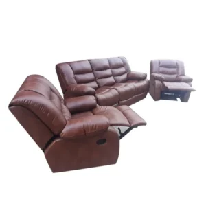 5 Seaters Recliner Leather Sofas